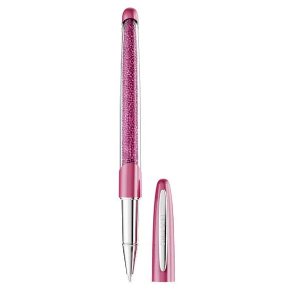 Crystalline Nova Rollerball Pen, 粉紅色, 鍍鉻 - Swarovski, 5717141