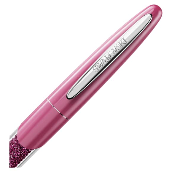 Crystalline Nova Rollerball Pen, 粉紅色, 鍍鉻 - Swarovski, 5717141