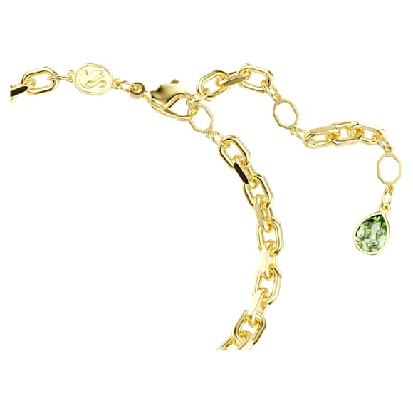 Idyllia 手链, 混合切割, 花朵, 流光溢彩, 金色饰面 - Swarovski, 5717156