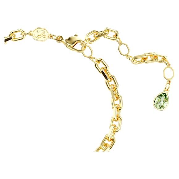 Idyllia bracelet, Mixed cuts, Flower, Multicolored, Gold-tone plated - Swarovski, 5717156