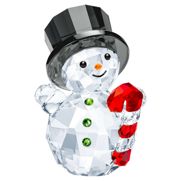 Joyful Snowman with Candy Cane - Swarovski, 5717265