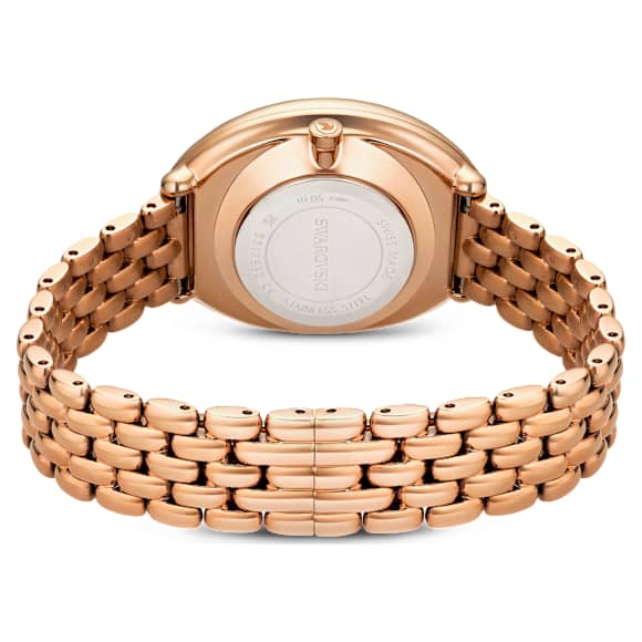 Imber watch, Swiss Made, Metal bracelet, Gold tone, Rose gold-tone finish - Swarovski, 5717532