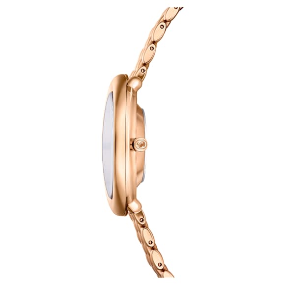Imber watch, Swiss Made, Metal bracelet, Gold tone, Rose gold-tone finish - Swarovski, 5717532