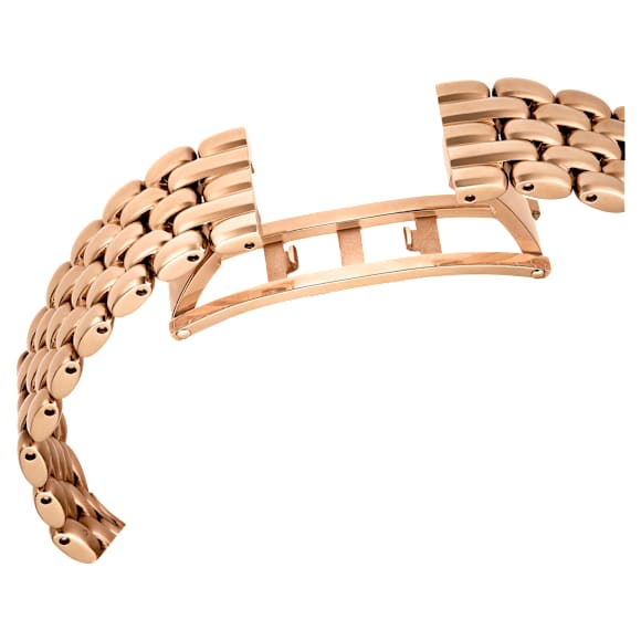 Imber watch, Swiss Made, Metal bracelet, Gold tone, Rose gold-tone finish - Swarovski, 5717532