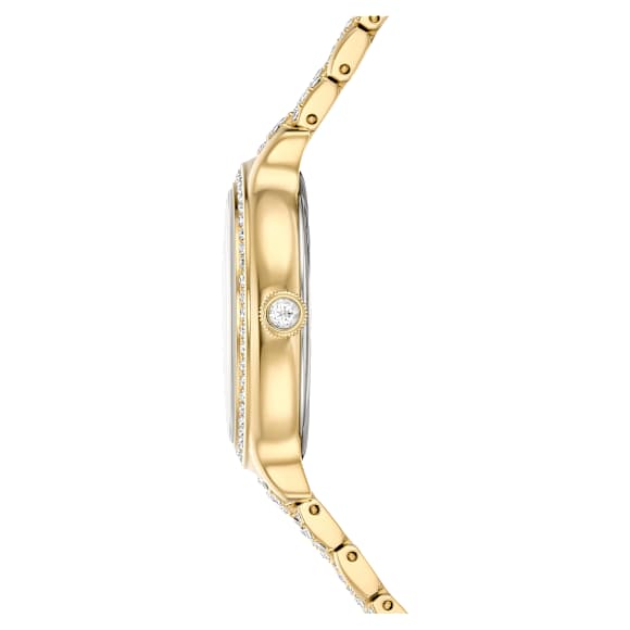 Imber watch, Swiss Made, Metal bracelet, Gold tone, Gold-tone finish - Swarovski, 5718169