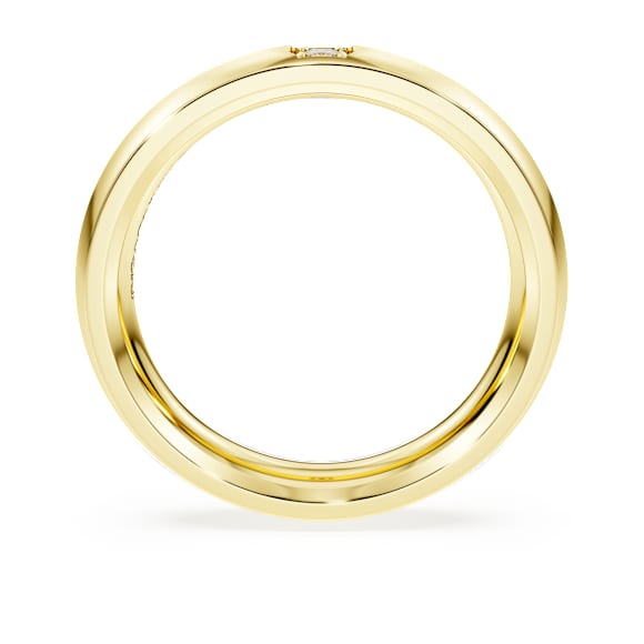 Eternity band ring, Lab-grown diamonds 0.05 ct tw, Round shape, 14K yellow gold - Swarovski, 5718254