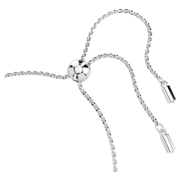 Imber Tennis bracelet, Mixed round cuts, Blue, Rhodium plated - Swarovski, 5719282