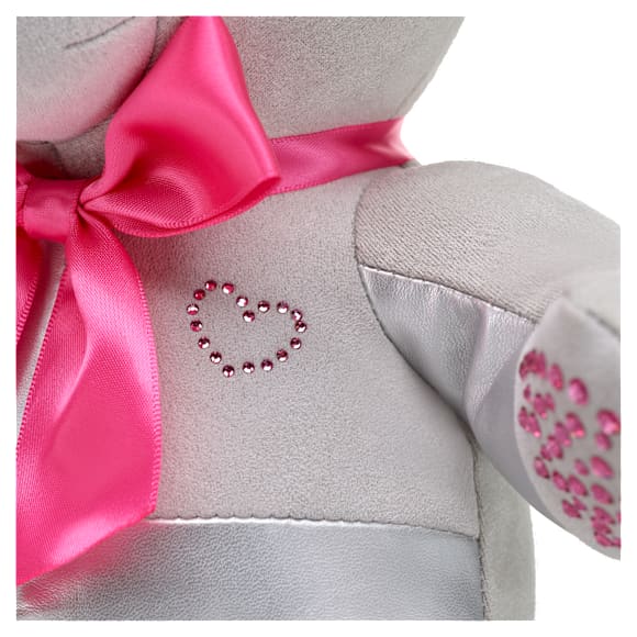 Build-A-Bear Birthstone Bear Sammlerstück, Mit Swarovski® Kristallen, Teddybär, Oktober, Rosa - Swarovski, 5719977