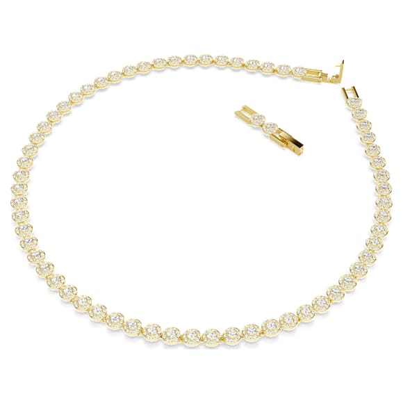 Una Angelic Set, Rundschliff, Weiß, 18K Goldbeschichtet - Swarovski, 5720506
