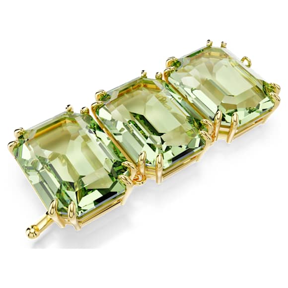 Millenia 延長鏈, 八角形切割, 綠色, 鍍金（金色飾面） - Swarovski, 5720630