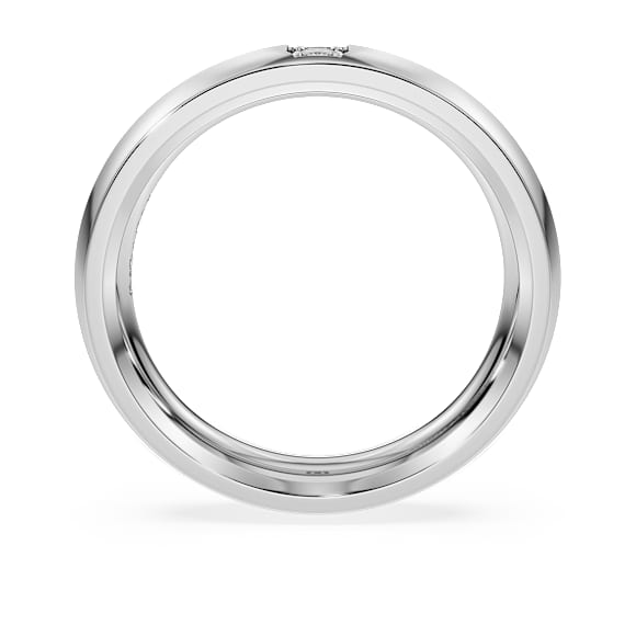 Eternity band ring, Lab-grown diamonds 0.05 ct tw, Round shape, 18K white gold - Swarovski, 5720715