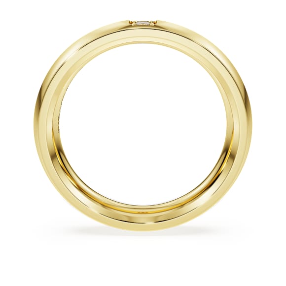 Eternity band ring, Lab-grown diamonds 0.05 ct tw, Round shape, 18K yellow gold - Swarovski, 5720717