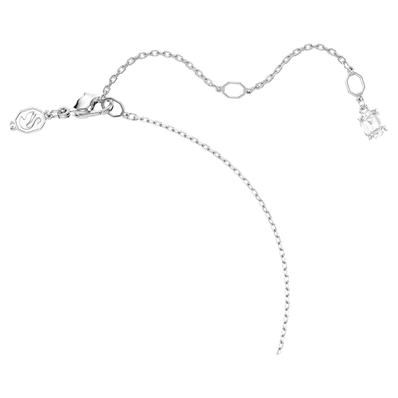 Ariana Grande x Swarovski set, Mixed cuts, Heart, White, Rhodium plated - Swarovski, 5720849