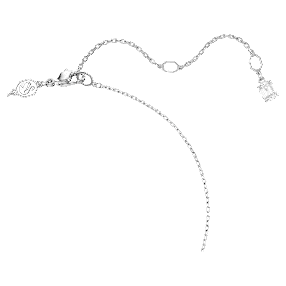 Ariana Grande x Swarovski pendant, Mixed cuts, Heart, White, Rhodium plated - Swarovski, 5720852