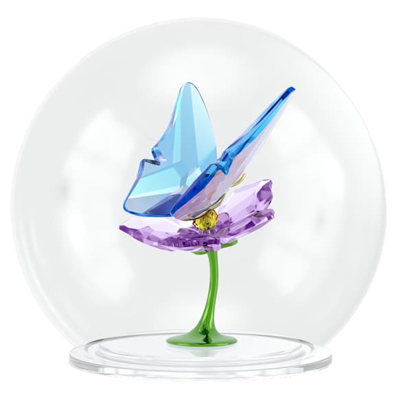 Idyllia ガラスボール 蝶と花 | Swarovski