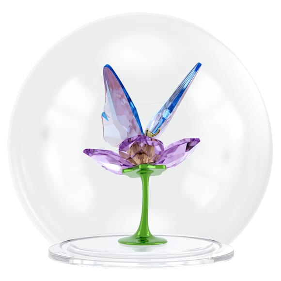 Idyllia ガラスボール 蝶と花 | Swarovski