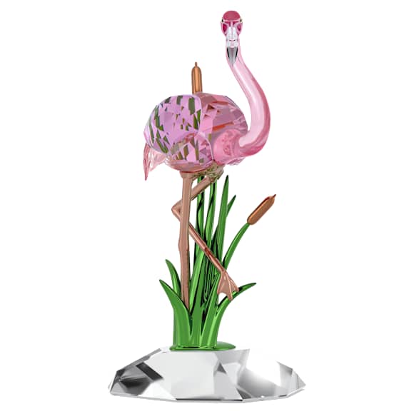 スワロフスキー置物【フラミンゴ】 Idyllia フラミンゴ | Swarovski
