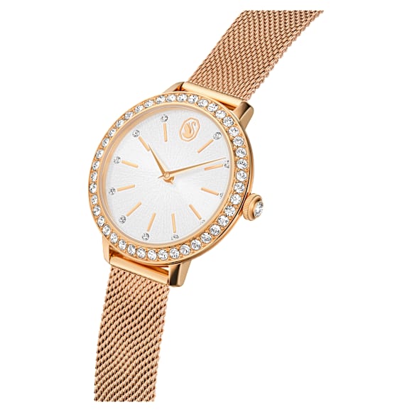 Certa นาฬิกา, สร้อยข้อมือโลหะ, โทนโรสโกลด์, เคลือบโทนสีโรสโกลด์ - Swarovski, 5721561