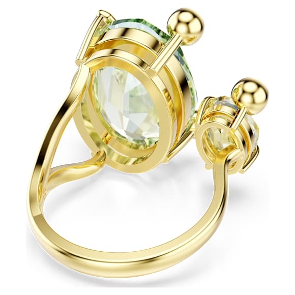 Otevřený prsten Gema, Různé výbrusy, Vícebarevný, Povrchová úprava z 18k zlata - Swarovski, 5721684
