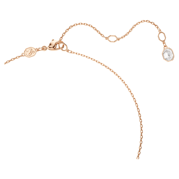 Idyllia 链坠, 混合切割, 花朵, 流光溢彩, 镀玫瑰金色调 - Swarovski, 5722102