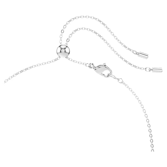 Constella necklace, Mixed cuts, White, Rhodium plated - Swarovski, 5722473