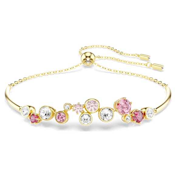Constella 手鏈, 混合式切割, 漸層色, 鍍金（金色飾面） - Swarovski, 5722476