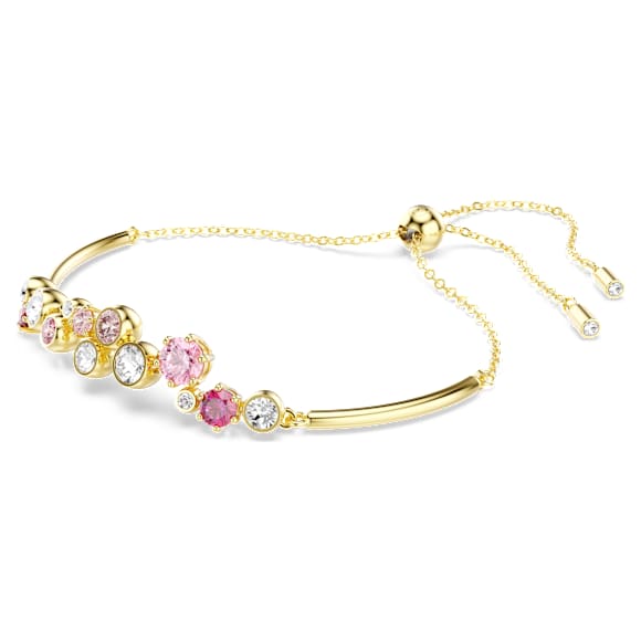 Constella bracelet, Mixed cuts, Multicolored, Gold-tone plated - Swarovski, 5722476