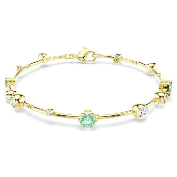 Constella Armband, Blandade slipningar, Grön, Guldfärgad plätering - Swarovski, 5722478
