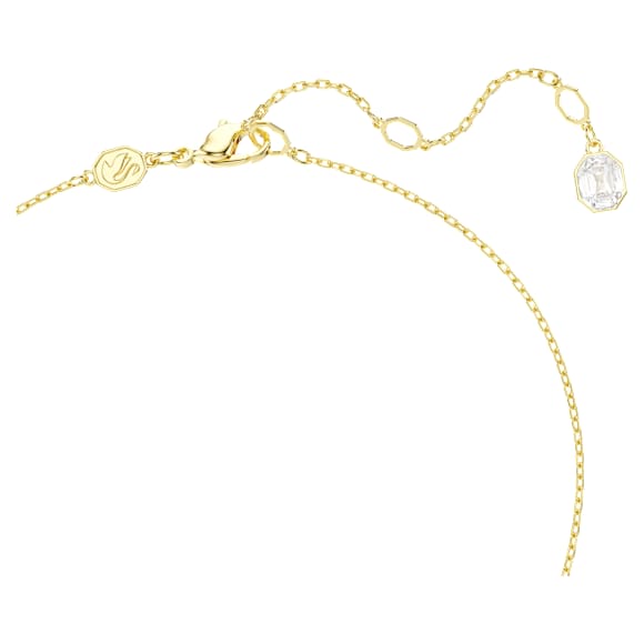 Idyllia pendant, Crystal pearl, Mixed cuts, Flower, Multicolored, Gold-tone plated - Swarovski, 5723140