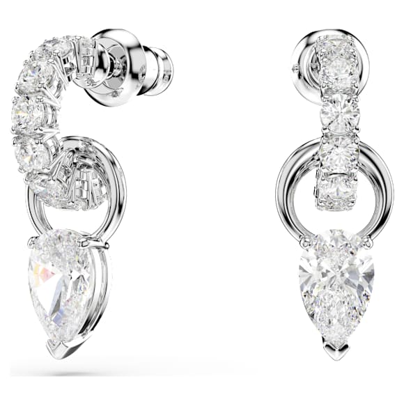 Mesmera 套装, 梨形切割, 圆形切割, 白色, 镀铑 - Swarovski, 5723197