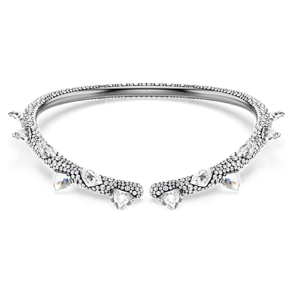 Sublima choker, White, Ruthenium plated - Swarovski, 5723286