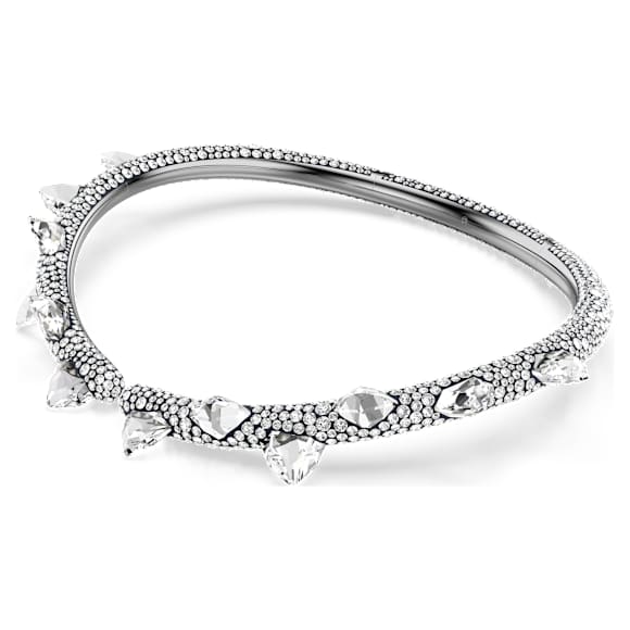 Sublima 束颈项链, 白色, 镀钌 - Swarovski, 5723286
