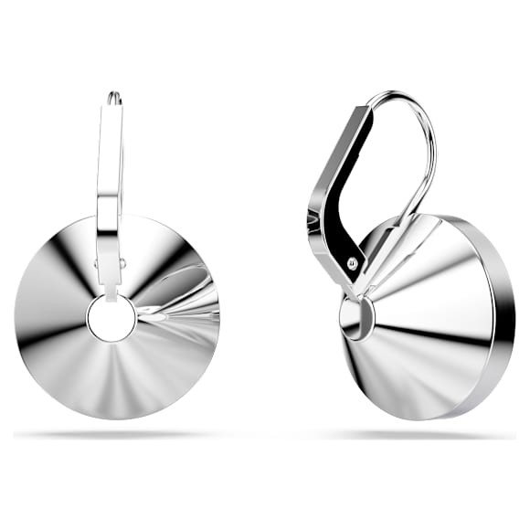Pendants d'oreilles Bella, Taille ronde, Bleues, Métal rhodié - Swarovski, 5724292