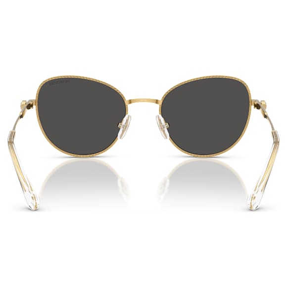 Sunglasses, Cat-eye shape, Gray - Swarovski, 5724504
