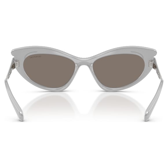 Sunglasses, Cat-Eye shape, Silver Tone - Swarovski, 5724505