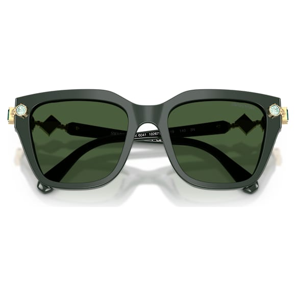 Sunglasses, Square shape, Green - Swarovski, 5724509
