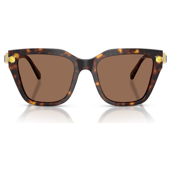 Sunglasses, Square shape, Brown - Swarovski, 5724510