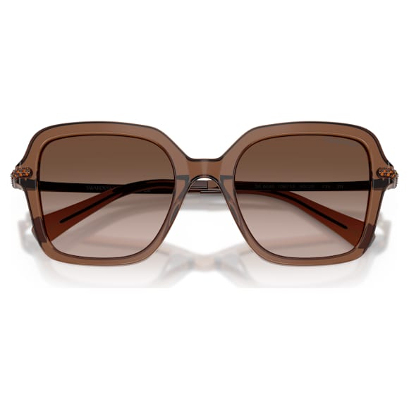 Lunettes de soleil, Forme carrée, Marron - Swarovski, 5724512
