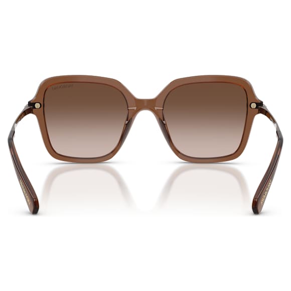 Lunettes de soleil, Forme carrée, Marron - Swarovski, 5724512