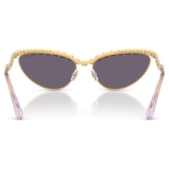 Gafas de sol, Forma de ojo de gato, Moradas - Swarovski, 5724513