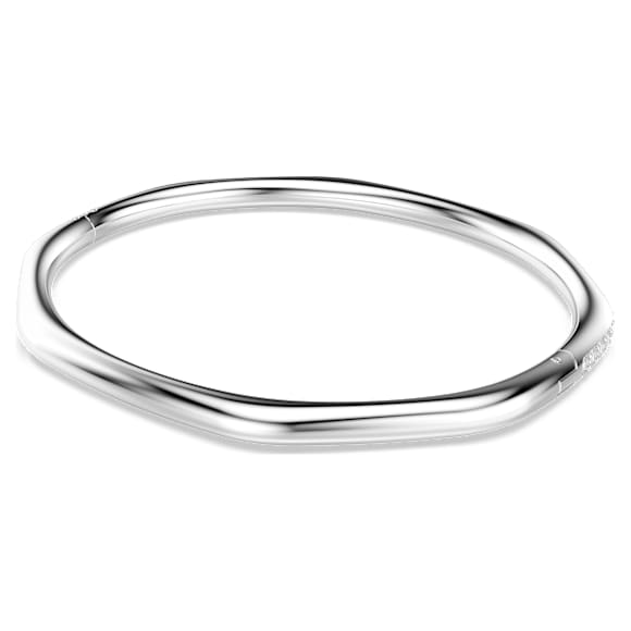 Dextera バングル, オクタゴンシェイプ, ラウンドカット, ホワイト, ロジウム・プレーティング - Swarovski, 5725221