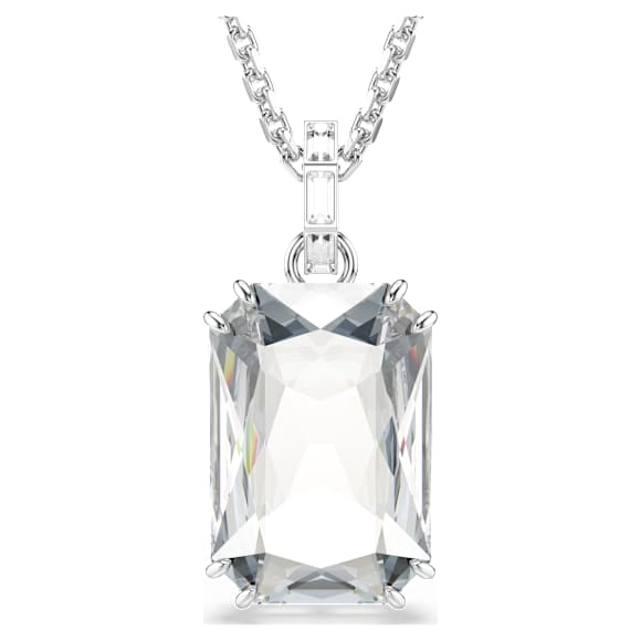 Millenia Anhänger, Oktagon-Schliff, Weiß, Rhodiniert - Swarovski, 5725768
