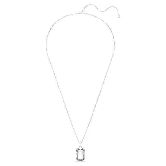 Millenia Anhänger, Oktagon-Schliff, Weiß, Rhodiniert - Swarovski, 5725768