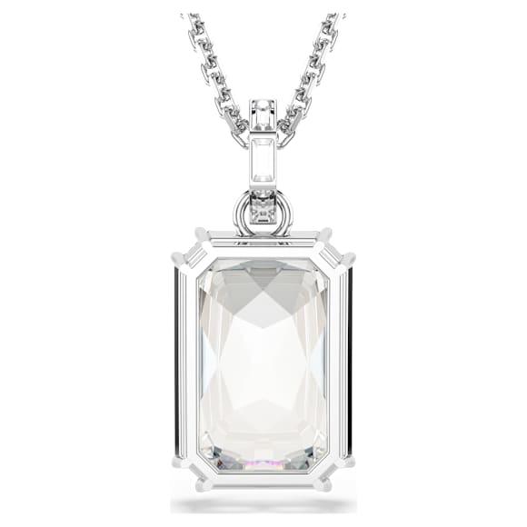 Millenia Anhänger, Oktagon-Schliff, Weiß, Rhodiniert - Swarovski, 5725768