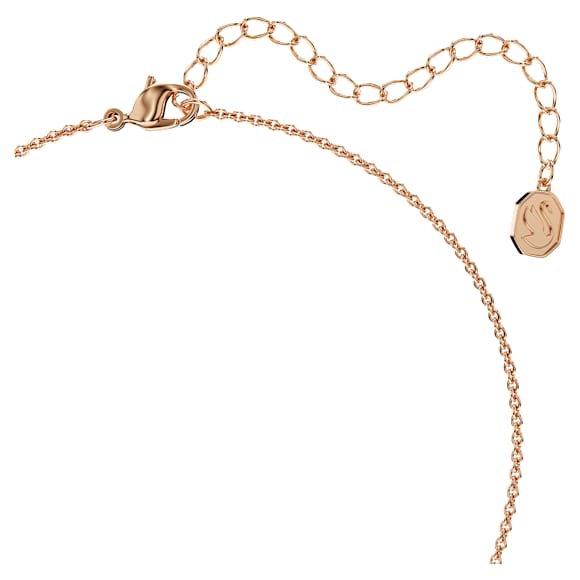 Conjunto Una Angelic, Lapidação redonda, Branco, Lacado a rosa dourado - Swarovski, 5725816