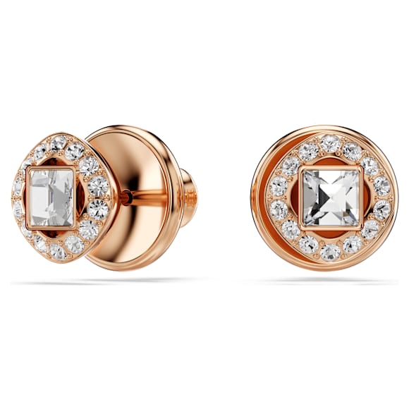 Una Angelic 套裝, 圓形切割, 白色, 18K 金（玫瑰金色）飾面 - Swarovski, 5725816