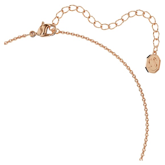 Una Angelic szett, Körmetszéses, Fehér, 18 kt-os rózsaarany bevonat - Swarovski, 5725816