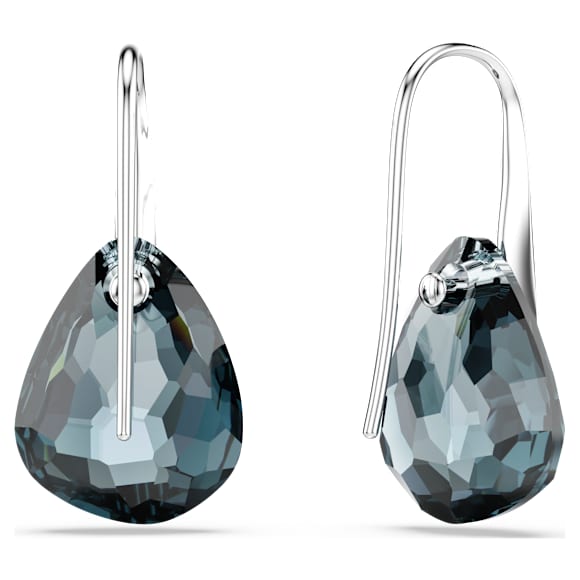 Galet 드롭 이어링, 라이트 블루, 로듐 플래팅 - Swarovski, 5725823