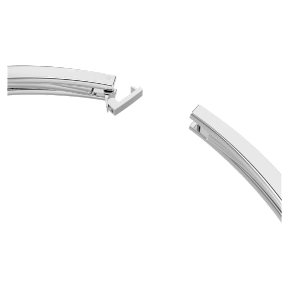 Matrix choker, Mixed cuts, White, Rhodium plated - Swarovski, 5726295