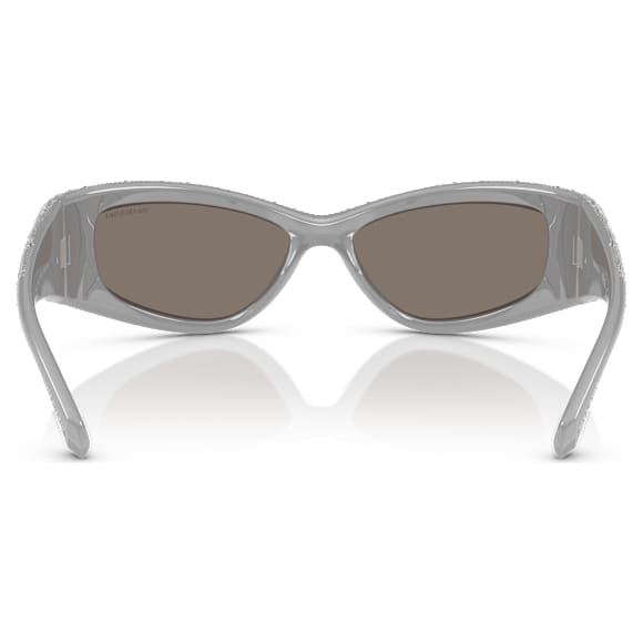 Gafas de sol, Forma de máscara, SK6027, Tono plateado - Swarovski, 5727193